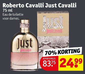 Kruidvat Roberto Cavalli Just Cavalli 75ml aanbieding