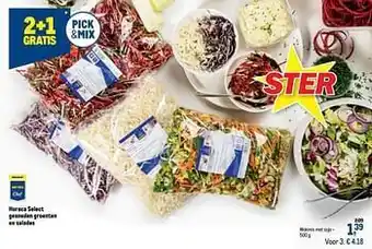 Makro Horeca select gesneden groenten en salades wokmix met soja aanbieding