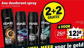 Kruidvat Axe Deodorant Spray aanbieding