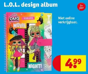 Kruidvat L.O.L. Design Album aanbieding
