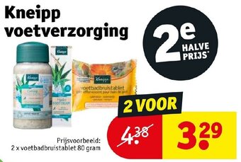 Kruidvat Kneipp Voetverzorging aanbieding