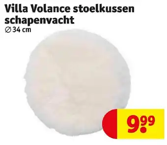 Villa Volance Stoelkussen Schapenvacht Ø34cm