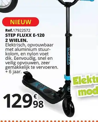 Maxi Toys Step Fluxx E-120 2 Wielen aanbieding