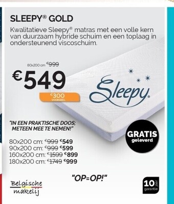 Sleepy® gold