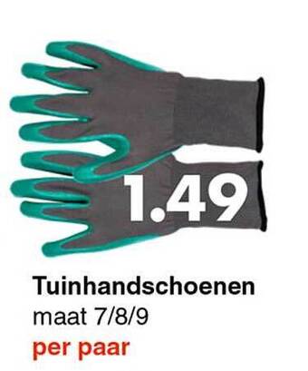 Wibra Tuinhandschoenen aanbieding