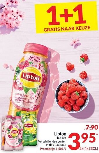Intermarché Lipton ice tea aanbieding