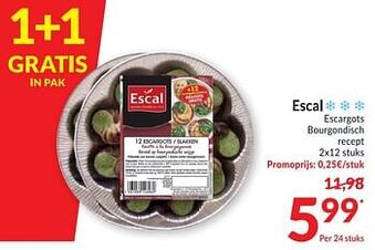 Intermarché Escal escargots bourgondisch recept aanbieding