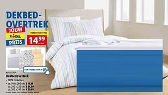Lidl Dekbedovertrek aanbieding
