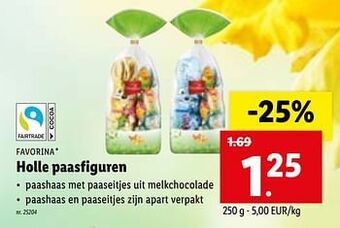 Lidl Holle paasfiguren aanbieding