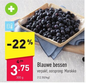 ALDI Blauwe bessen 300g aanbieding