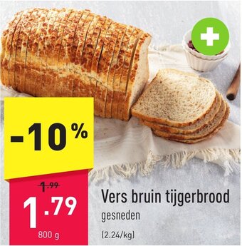 ALDI Vers bruin tijgerbrood 800g aanbieding
