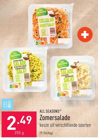 ALDI All seasons zomersalade 250g aanbieding