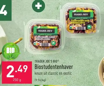 ALDI Trader joe's bio biostudentenhaver 250g aanbieding