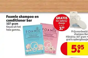 Kruidvat Foamie Shampoo En Conditioner Bar aanbieding