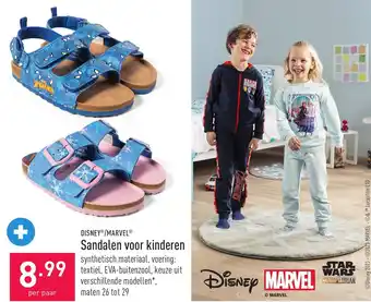 Disney /marvel sandalen voor kinderen per paar