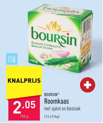 ALDI Boursin roomkaas 150g aanbieding