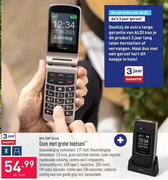 Bea-fon SL645 GSM met grote toetsen
