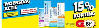 Kruidvat Bepanthen En Bepanthol 50 gram aanbieding
