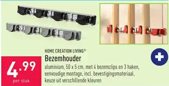 ALDI Home creation living bezemhouder per stuk aanbieding