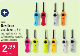 ALDI Nola vabulbare aanstekers, 2 st. per set aanbieding