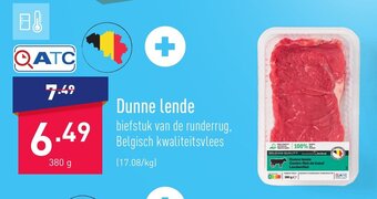 ALDI Dunne lende 380g aanbieding