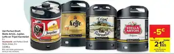 Carrefour Vat perfect draft stella artois, 6L aanbieding