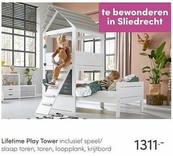 Baby & Tiener Lifetime play tower aanbieding