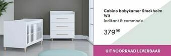 Cabino babykamer stockholm wit