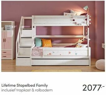 Baby & Tiener Lifetime stapelbed family aanbieding