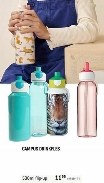 Campus drinkfles flip-up