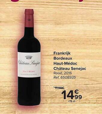 Frankrijk Bordeaux Haut-medoc Chateau Senejac