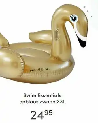 Baby & Tiener Swim essentials opblaas zwaan xxl aanbieding