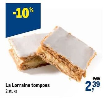 Makro La lorraine tompoes aanbieding