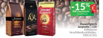 Intermarché Douwe Egbert jacqmotte koffiebonen aanbieding