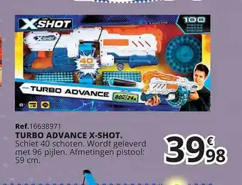 Maxi Toys Turbo Advance X-shot aanbieding