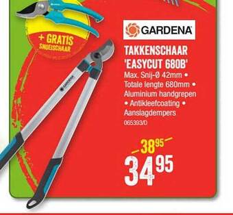 HandyHome Gardena Takkenschaar Easycut 680b aanbieding