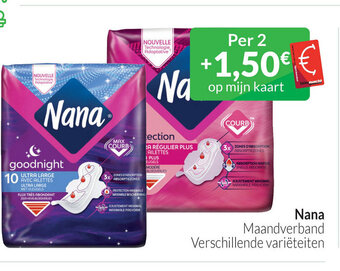 Intermarché Nana maandverband verschillende varieteiten aanbieding