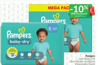 Intermarché Pampers luiers baby dry verschillende varieteiten aanbieding