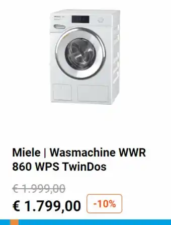 Krëfel Miele wasmachine WWR 860 wps twindos aanbieding