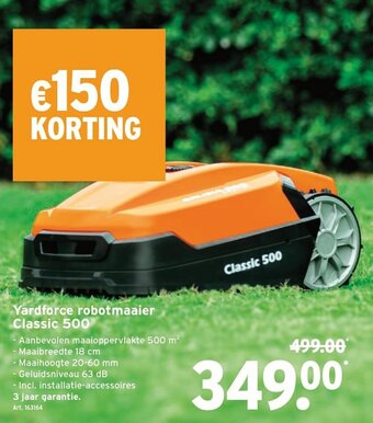 Yardforce robotmaaier Classic 500