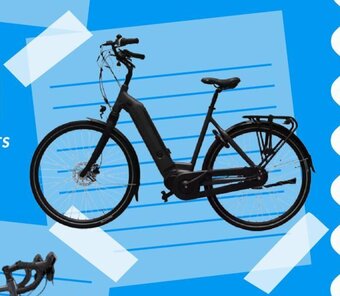 Decathlon Elektrische stadsfiets brooky BB1 C2 laag frame donkergrijs aanbieding