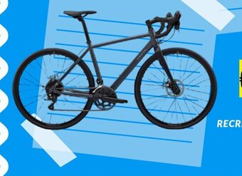 Decathlon Racefiets voor recreatief fietsen dames RC 120 grijs aanbieding