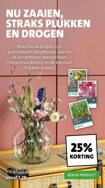 Intratuin Intratuin Bloemzaden aanbieding