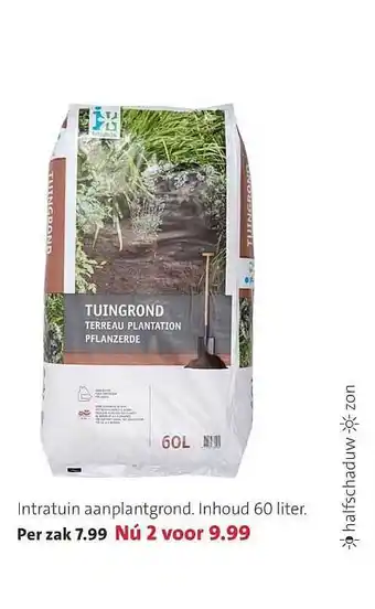 Intratuin Intratuin Aanplantgrond 60 Liter aanbieding