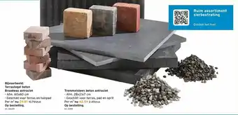 GAMMA Bijvoorbeeld: Terrastegel beton Broadway antraciet aanbieding