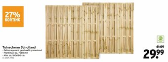 GAMMA Tuinscherm Schotland aanbieding