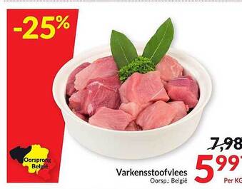 Intermarché Varkensstoofvlees aanbieding
