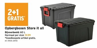 GAMMA Opbergboxen Store it all aanbieding
