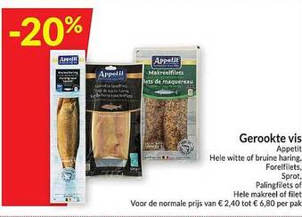 Intermarché Gerookte Vis aanbieding