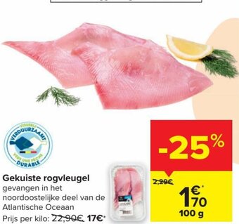 Carrefour Market Gekuiste Rogvleugel 100g aanbieding